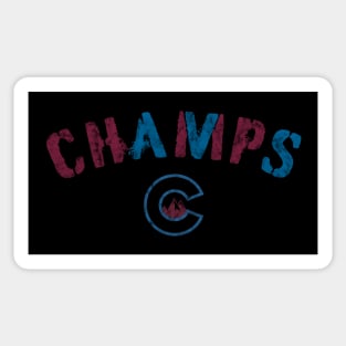 Colorado Hockey is Champs! Vintage design Sticker